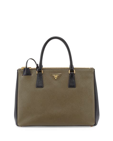 green prada saffiano bag|Prada odette saffiano.